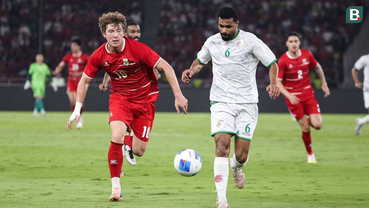 Statistik Timnas Indonesia Vs Oman pada Babak I: Tim Garuda Tampil Trengginas dan Efektif